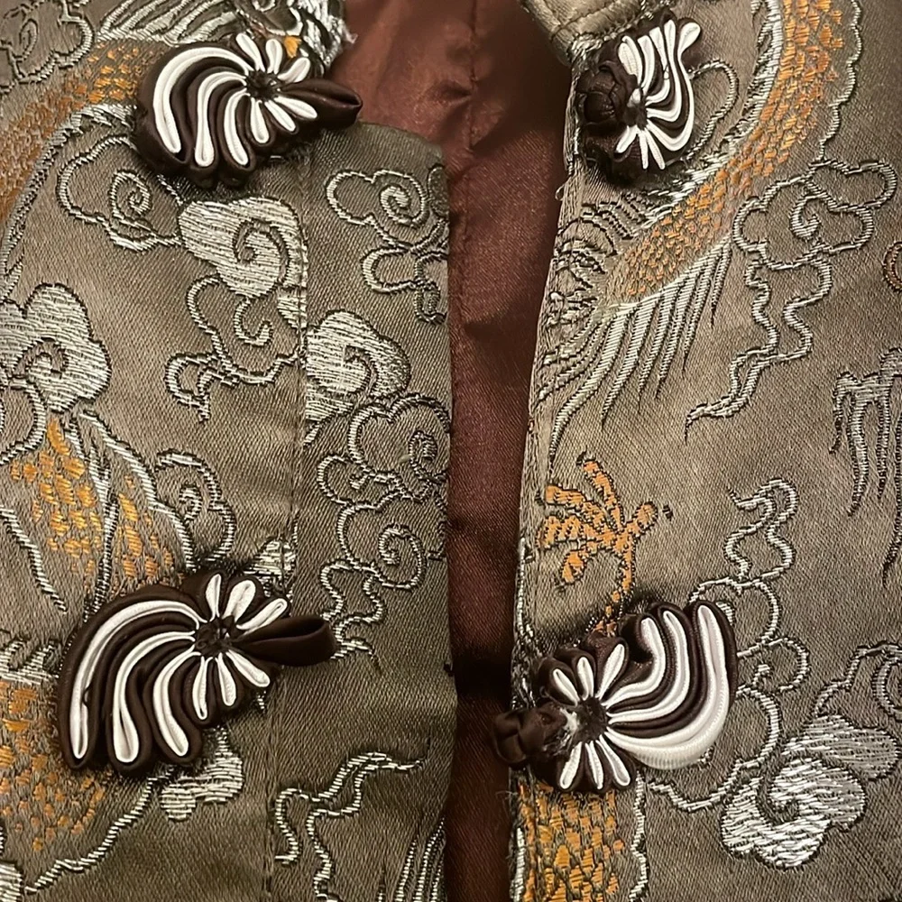 3 for $25! Asian Dragon Print Women’s Jacket,‎  Size L